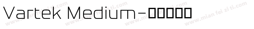 Vartek Medium字体转换